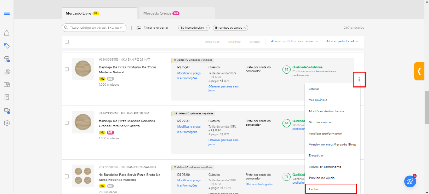 anúncios mercado livre