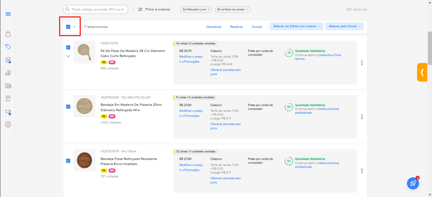 anúncios mercado livre