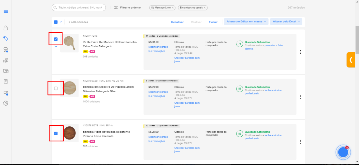 anúncios mercado livre