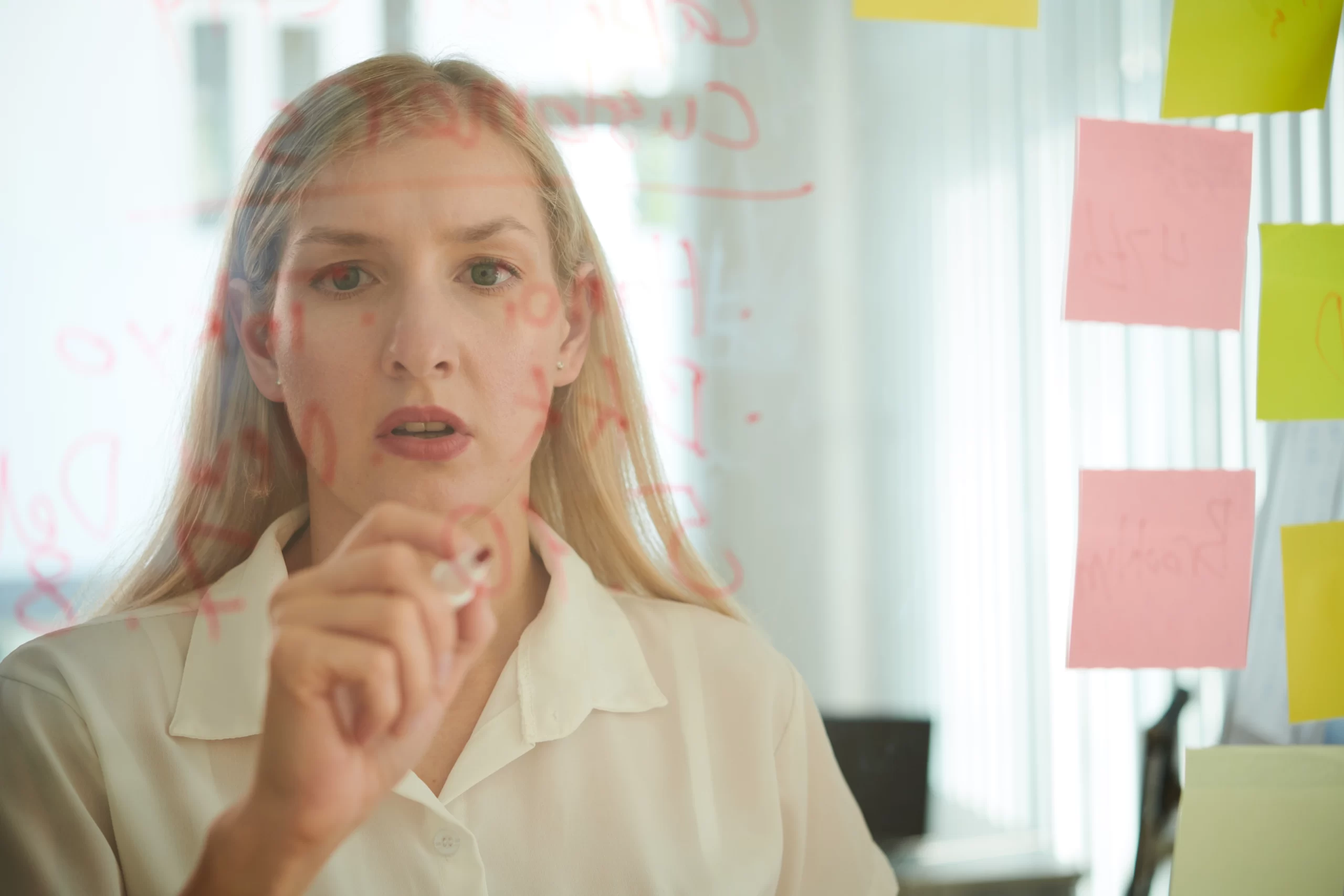 mulher fazendo precificação